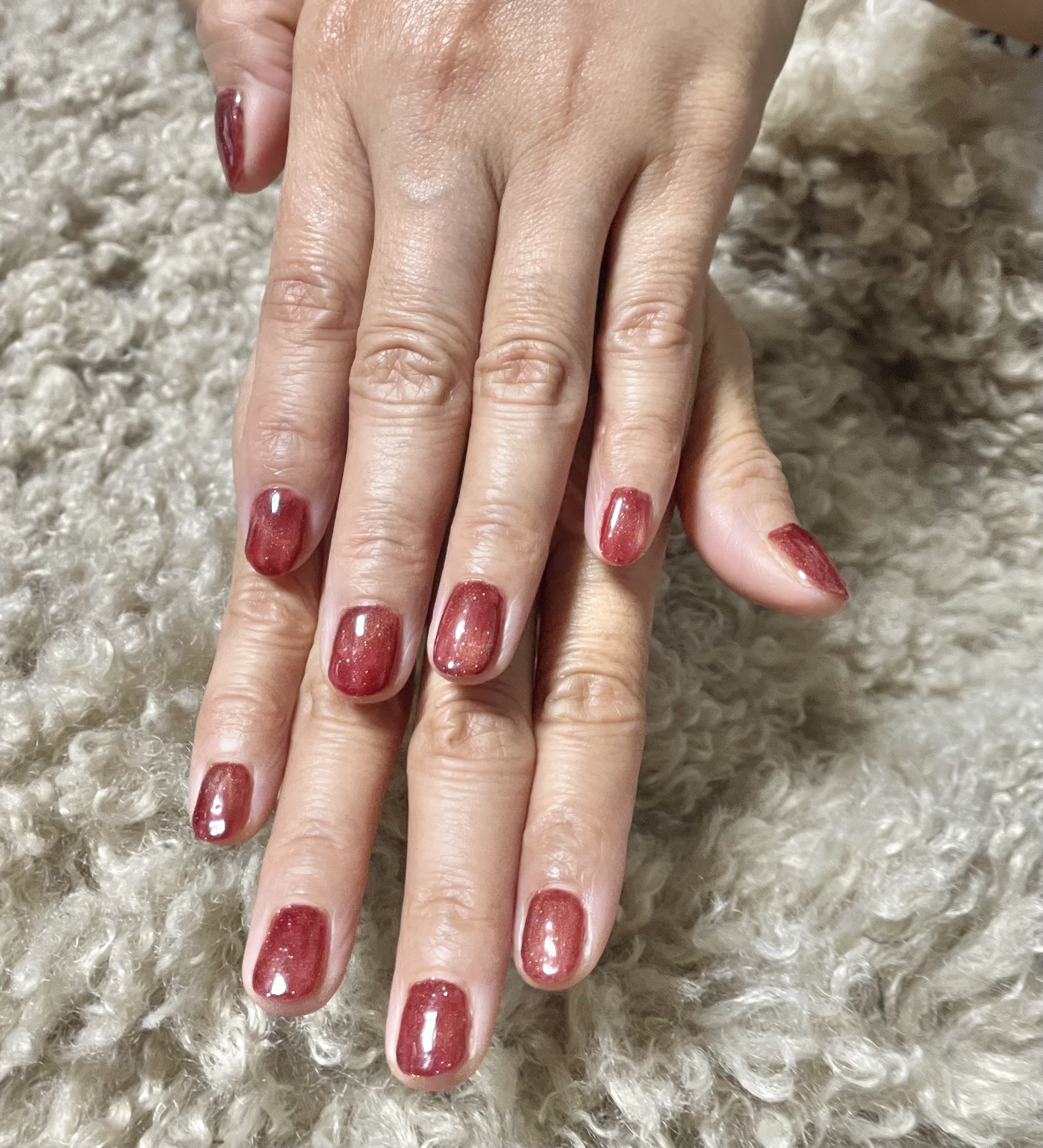 手ネイルの画像